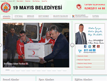 Tablet Screenshot of 19mayis.bel.tr